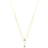 Double Star Crystal Layered Necklace