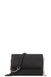 Chic Smooth Tassel Crossbody Bag