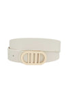 Modern Gridded Oval Standard Belt