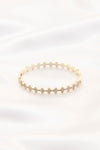 Dainty Rhinestone Metal Bracelet