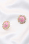 Double Circle Round Metal Earring