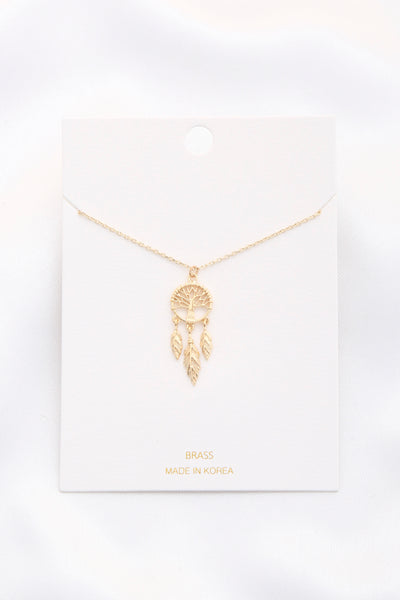 Western Dream Catcher Pendant Necklace