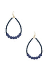 Clay Ball Accent Beads Teardrop Earring