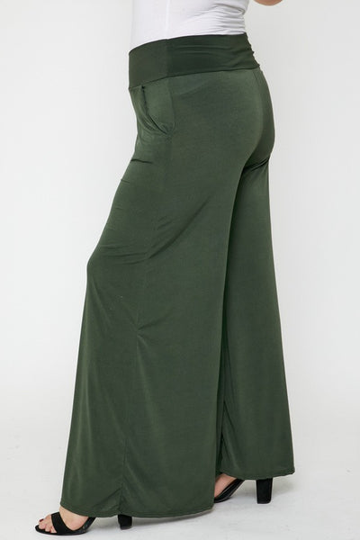 High waist palazzo pants