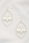 Bee Marquise Shape Dangle Earring