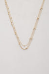 Ball Bead Chain Layered Necklace