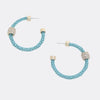 Color Texture Hoop Earring