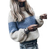 Patchwork Loose Knitted Sweater