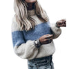 Patchwork Loose Knitted Sweater