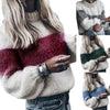 Patchwork Loose Knitted Sweater